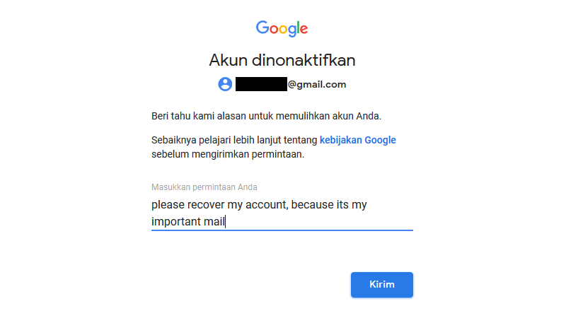 cara mengatasi akun gmail dinonaktifkan, cara membuka akun gmail yang terblokir, cara membuka akun gmail yang terblokir, cara mengaktifkan akun gmail, cara mengembalikan akun google yang sudah dihapus, akun google dinonaktifkan karena aktivitas mencurigakan, cara mengaktifkan akun google, cara mengaktifkan akun google di android, cara memulihkan akun gmail, cara mengaktifkan email gmail yang lama tidak dibuka